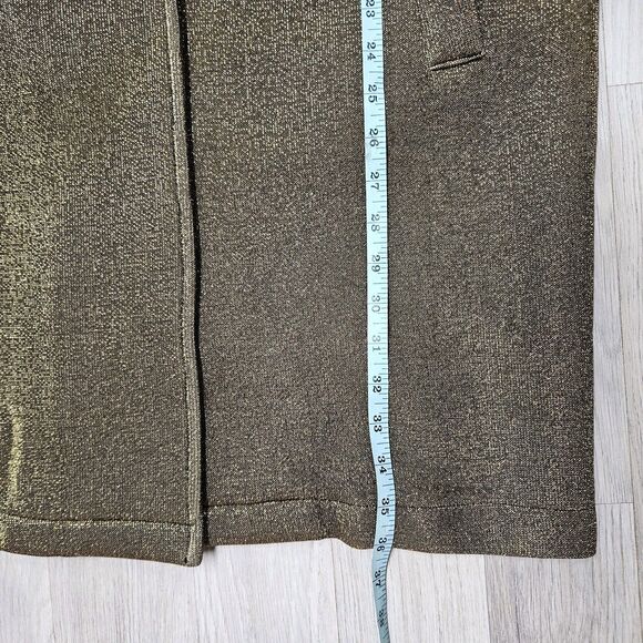 Twin Set Simona Barbieri Womens Gold Metallic Jacket Size Medium - Picture 11 of 14